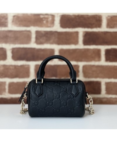 GUCCI Super mini GG Emblem handbag