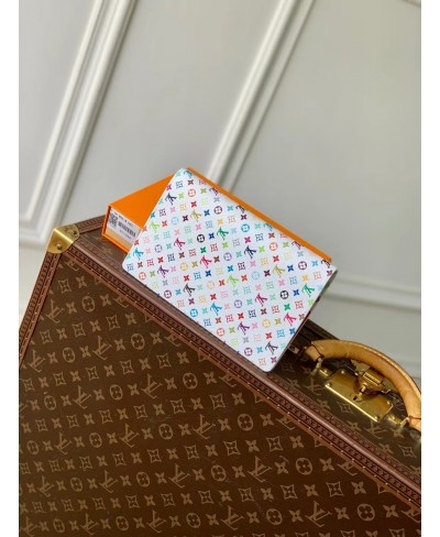 LV x TM Copertina per blocco degli appunti Emily MM in tela Monogram Multicolor LOUIS VUITTON