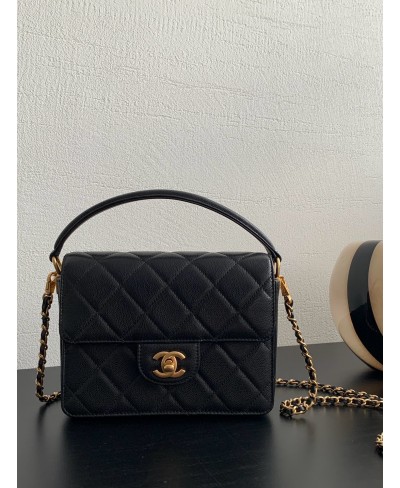 CHANEL Mini Flap Bag with Top Handle