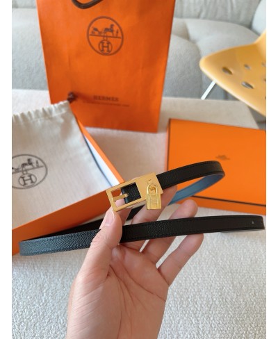 HERMES Lucky 15 reversible belt