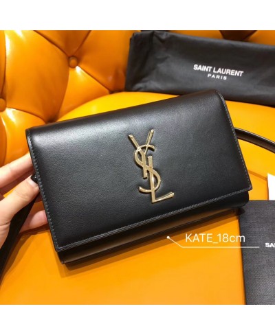 SAINT LAURENT KATE BELT BAG IN SMOOTH LEATHER