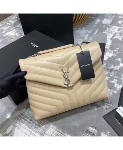 MEDIUM LOULOU CHAIN BAG IN PELLE “Y” MATELASSÉ (PELLE ORIGINALE) SAINT LAURENT