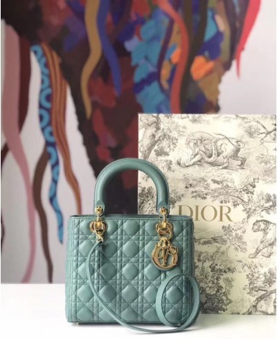 BORSA LADY DIOR IN AGNELLO CHRISTIAN DIOR