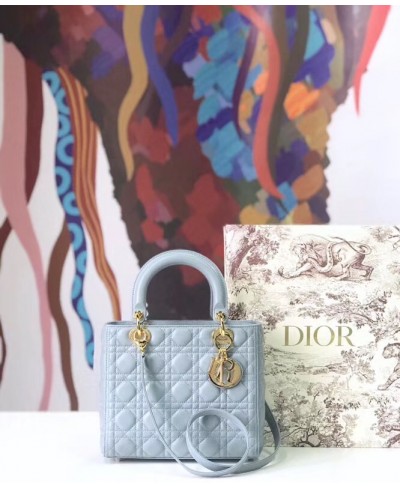 CHRISTIAN DIOR LADY DIOR LAMBSKIN BAGLADY DIOR LAMBSKIN BAG