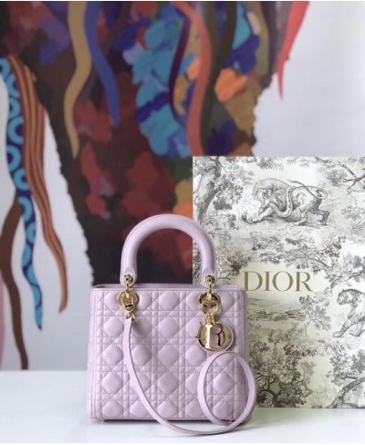 BORSA LADY DIOR IN AGNELLO CHRISTIAN DIOR