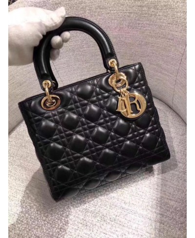 CHRISTIAN DIOR LADY DIOR LAMBSKIN BAGLADY DIOR LAMBSKIN BAG