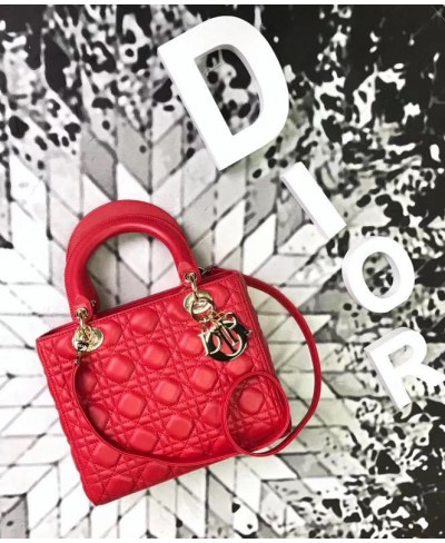 BORSA LADY DIOR IN AGNELLO CHRISTIAN DIOR