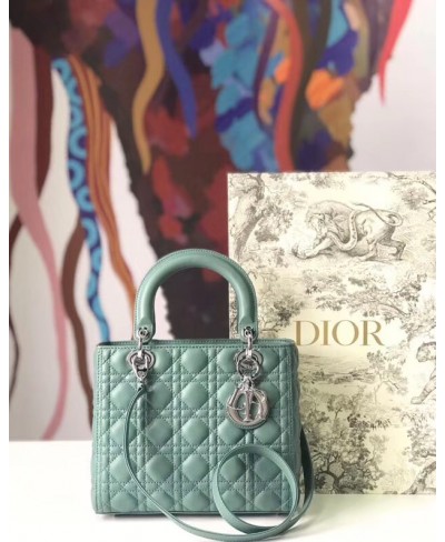 CHRISTIAN DIOR LADY DIOR LAMBSKIN BAG