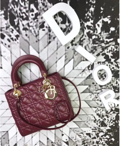 BORSA LADY DIOR IN AGNELLO CHRISTIAN DIOR