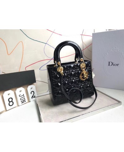 CHRISTIAN DIOR LADY DIOR CALFSKIN BAG