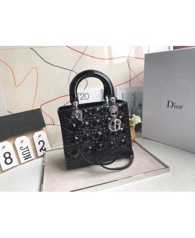 CHRISTIAN DIOR LADY DIOR CALFSKIN BAG