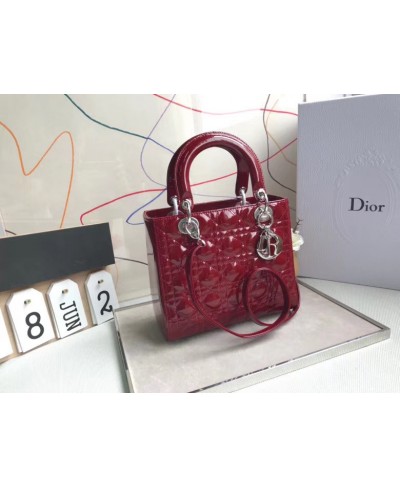 CHRISTIAN DIOR LADY DIOR CALFSKIN BAG