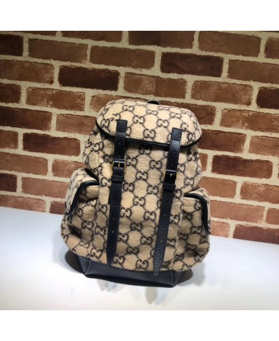 GUCCI Small GG wool backpack