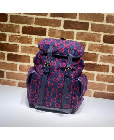 GUCCI Small GG wool backpack