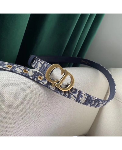 CHRISTIAN DIOR SADDLE DIOR OBLIQUE BELT