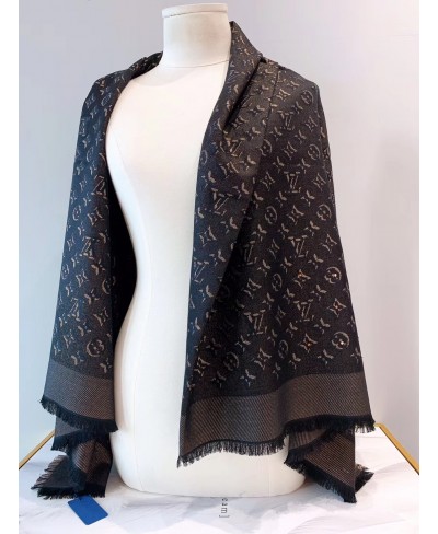 LOUIS VUITTON SHINY MONOGRAM SHAWL