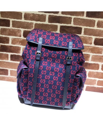 GUCCI Large GG wool backpack