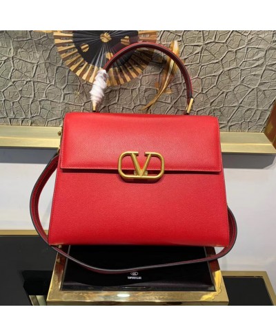 VALENTINO VSLING GRAINY CALFSKIN HANDBAG