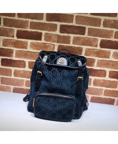 GUCCI Small GG velvet backpack