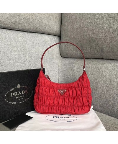 PRADA Nylon and Saffiano leather mini bag