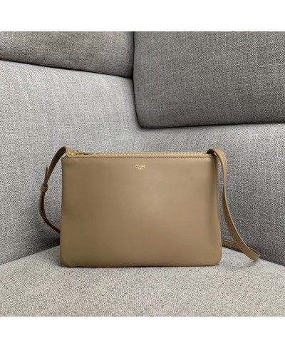 CELINE LARGE TRIO BAG IN SMOOTH LAMBSKIN