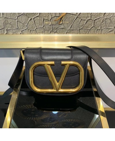 VALENTINO SMALL SUPERVEE CALFSKIN CROSSBODY BAG