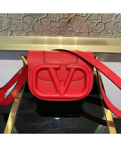 VALENTINO SMALL SUPERVEE CALFSKIN CROSSBODY BAG