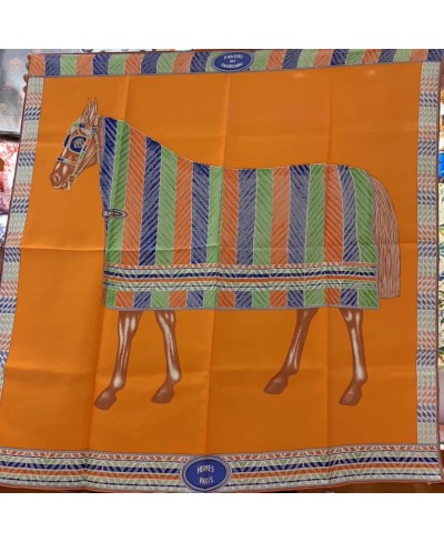 HERMES Favori du Faubourg wash scarf 90