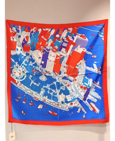 HERMES The Battery New-York scarf 90