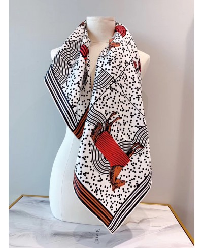 HERMES Garde-Robe Pop scarf 90