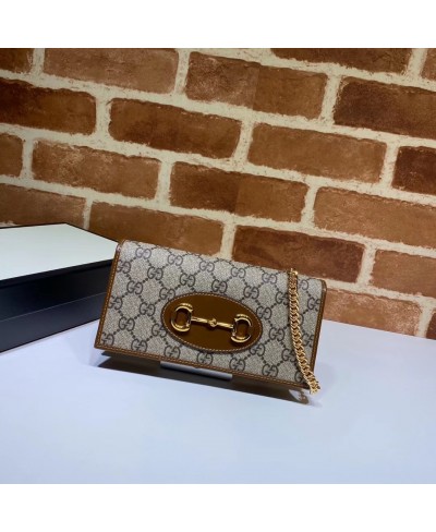 GUCCI Gucci 1955 Horsebit wallet with chain