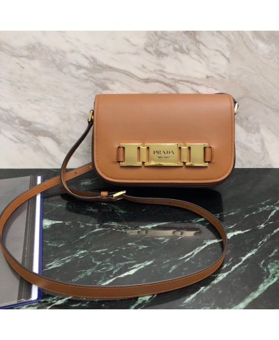 PRADA Leather shoulder bag