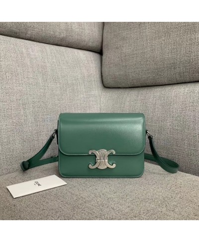 CELINE TEEN TRIOMPHE BAG IN SHINY CALFSKIN