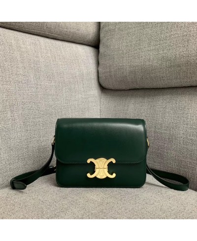 CELINE TEEN TRIOMPHE BAG IN SHINY CALFSKIN