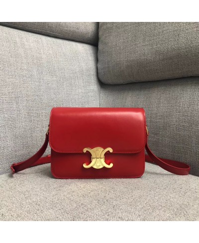 CELINE TEEN TRIOMPHE BAG IN SHINY CALFSKIN