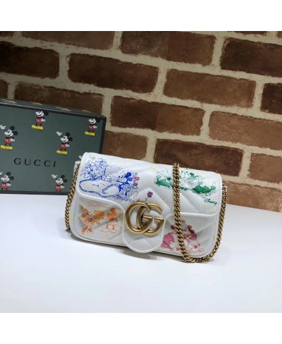 GUCCI GG Marmont matelassé leather super mini bag