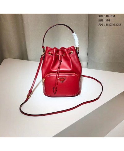 PRADA Prada Duet leather shoulder bag