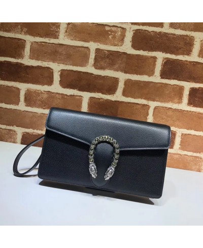 GUCCI Dionysus leather clutch