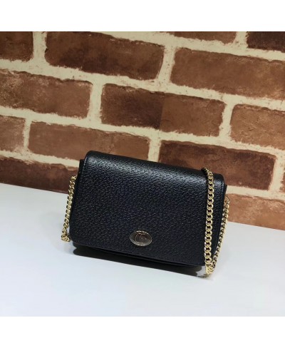 GUCCI Leather porte-rouge mini bag