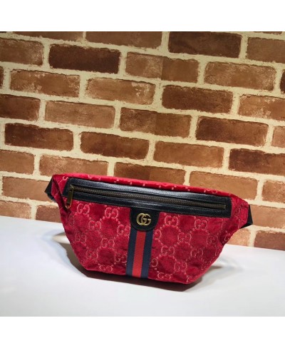 GUCCI GG velvet belt bag