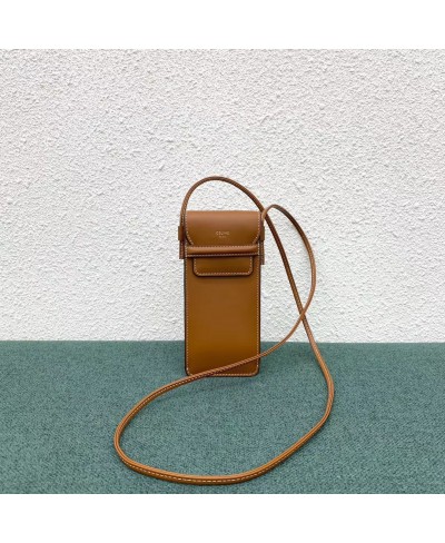 CELINE PHONE POUCH IN LAMBSKIN