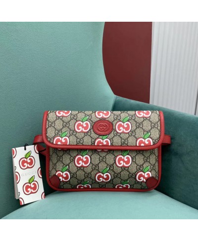 GUCCI Belt bag with GG apple print