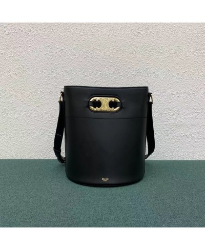 CELINE BUCKET MAILLON TRIOMPHE IN SATINATED CALFSKIN