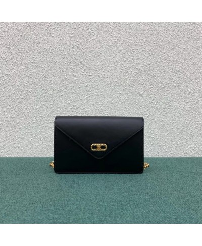 CELINE MAILLON TRIOMPHE WALLET ON CHAIN IN SHINY CALFSKIN