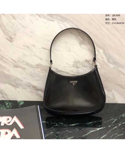 Borsa a spalla Prada Cleo in pelle spazzolata PRADA