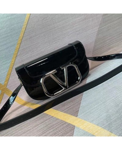 VALENTINO SUPERVEE PATENT CROSSBODY BAG