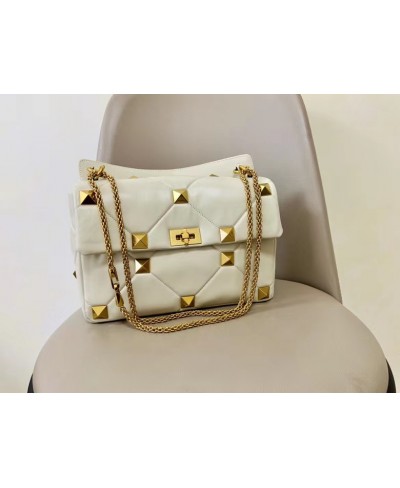 BORSA CON CATENA ROMAN STUD IN NAPPA VALENTINO