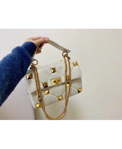 VALENTINO ROMAN STUD NAPPA CHAIN MEDIUM BAG