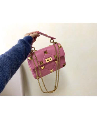 VALENTINO ROMAN STUD NAPPA CHAIN MEDIUM BAG