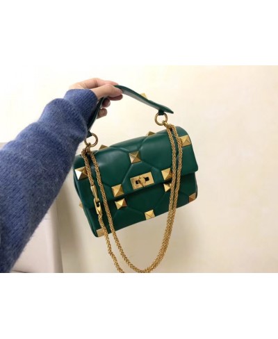 VALENTINO ROMAN STUD NAPPA CHAIN MEDIUM BAG